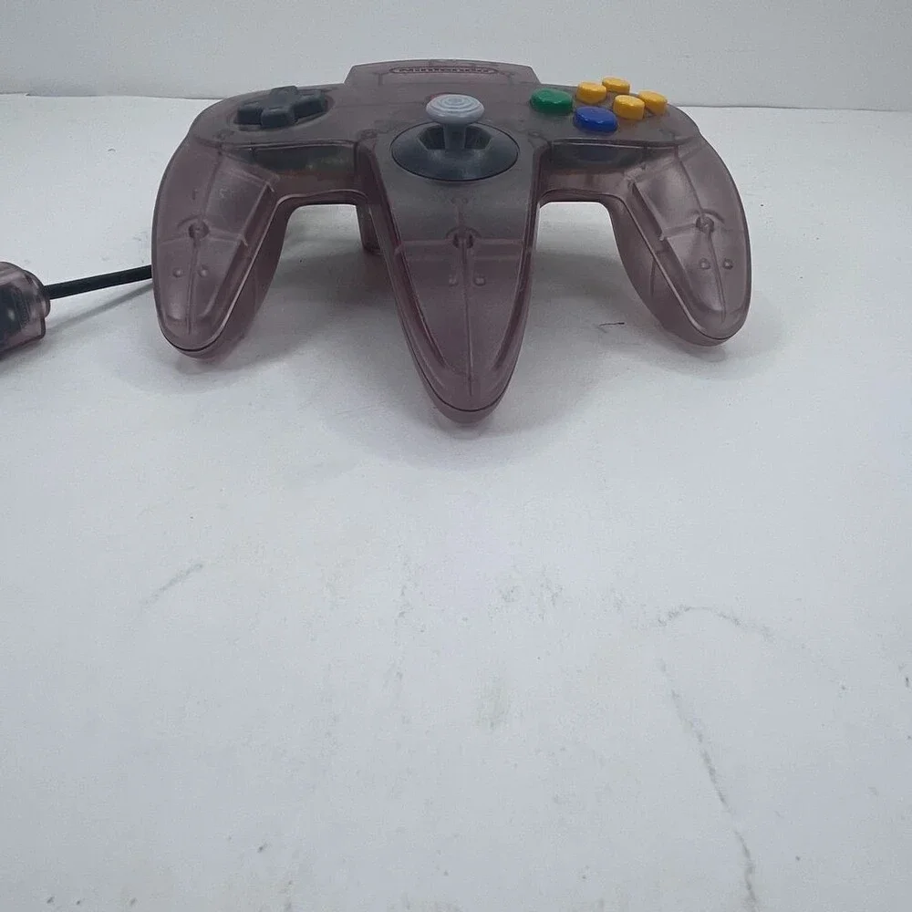 OEM N64 Atomic Purple Translucent Nintendo 64 Wired Controller Loose 7/10 Stick